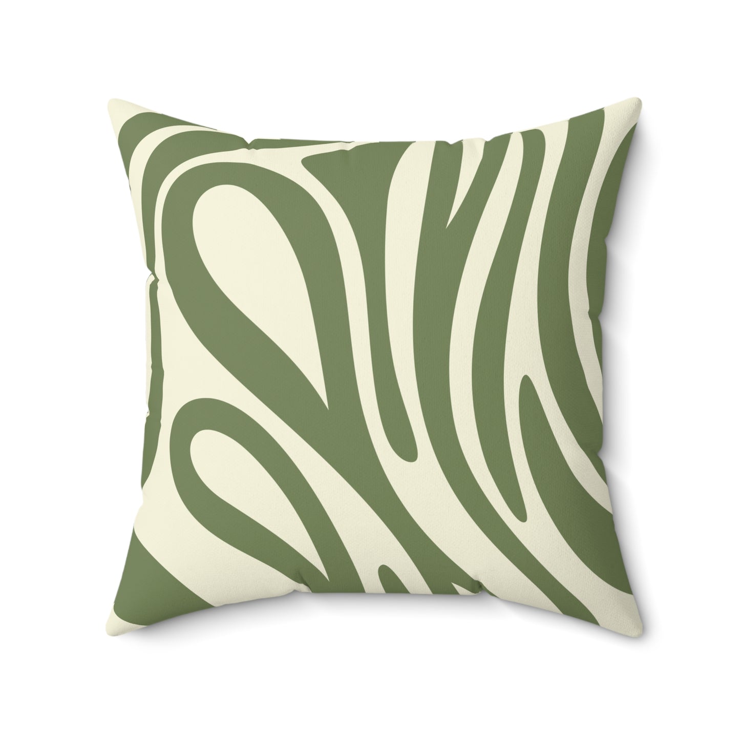 Retro Square Pillow | Greenery